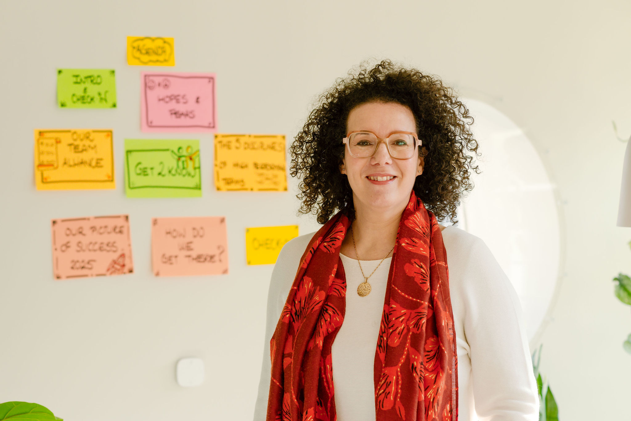 Elsa Regan facilitating a workshop